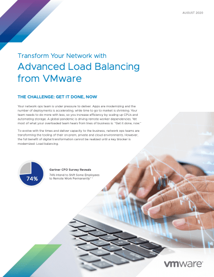 Transform Your Network with the VMware NSX Advanced Load Balancer
