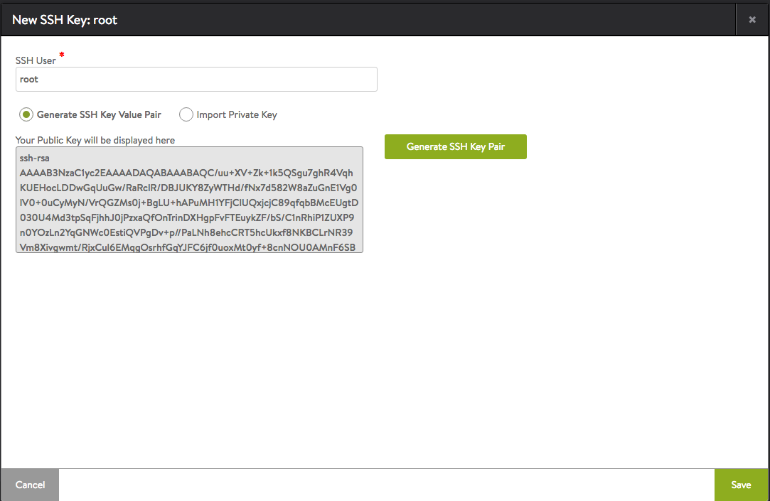 Ctlr-setup-sshuser2-linuxservercloud-262 Avi Vantage Linux server cloud SSH key