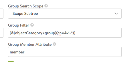 LDAP group extra filter